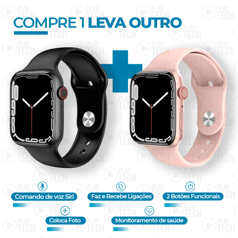 Relógio Inteligente smartwatch IWO 17 PRO Séries 9 - COMPRE 1 LEVE 2 - Play Tech Br