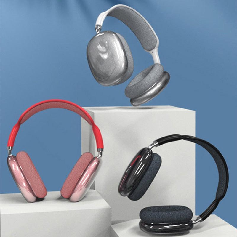 Headphone Max - Fone de Ouvido Bluetooth - Headset Gamer P9 Wireless com Microfone